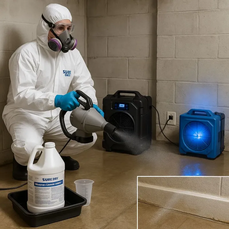 Sanitization and Odor Removal process in Woburn, MA